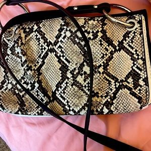 Vintage snake print 3 in 1 bag ( please watch the video)